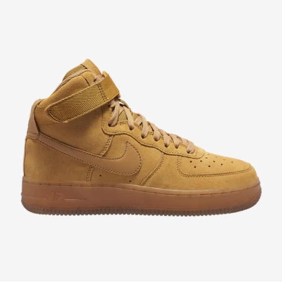 Nike Air Force 1 High Wheat (6.5Y) - Picture 2 of 2